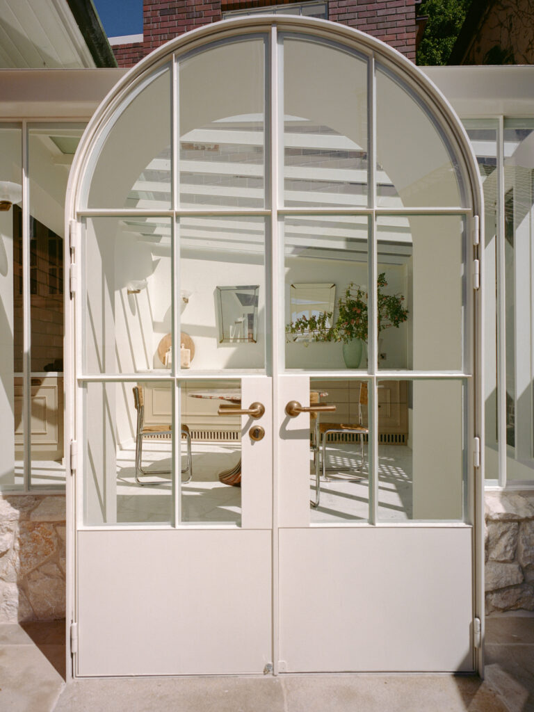 Steel Arch Door Conservatory Tamsin Johnson Foundsite Architecture Imran Radin