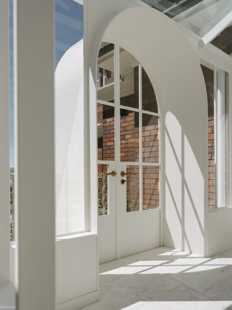 Steel Arch Door Conservatory Tamsin Johnson Foundsite Architecture Imran Radin